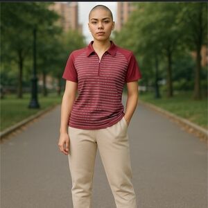 Nike Golf Sports Striped Top
